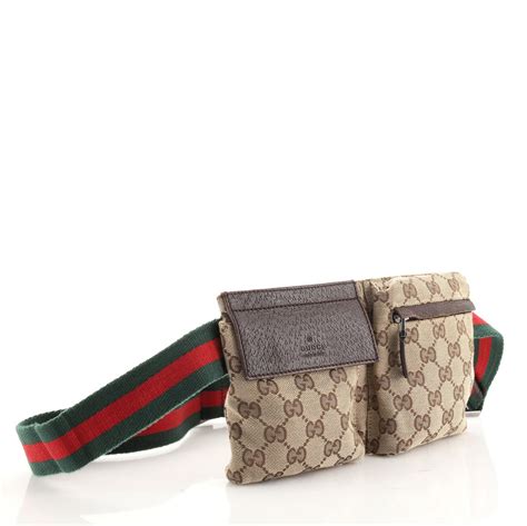 gucci two pocket belt bag|gucci belt bag original price.